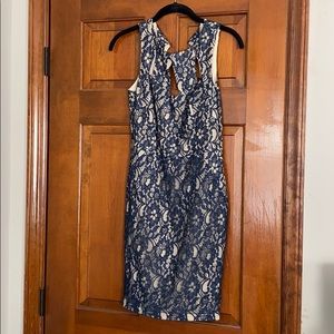 Ark & co blue lace dress